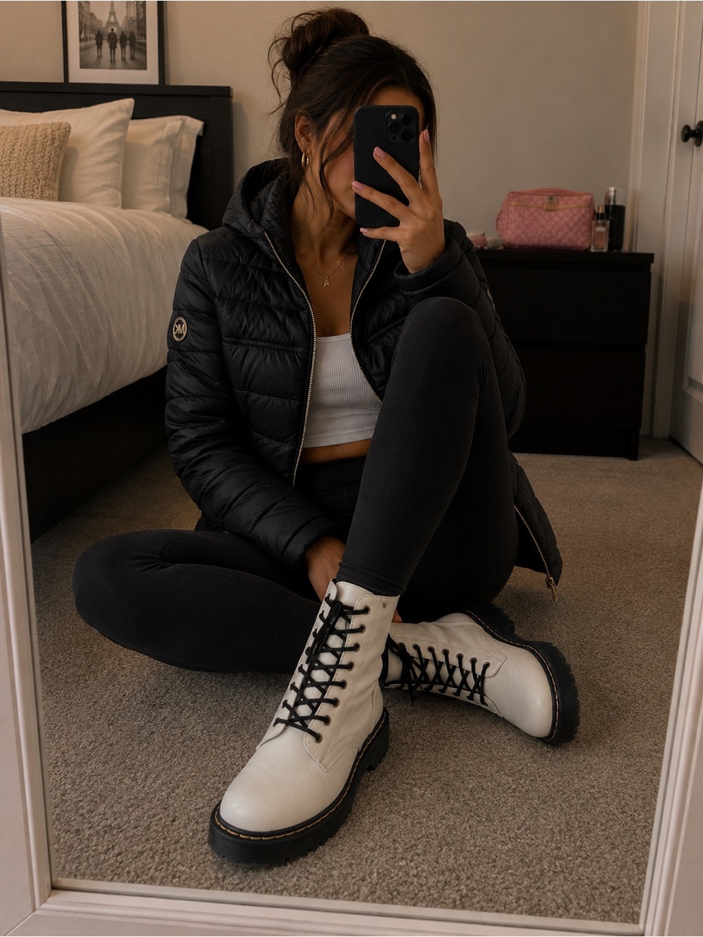 white leather boots sincerely jules 9 women’s